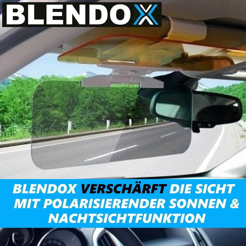 BLENDOX Blendschutz Sonnenschutz Sonnenblende Verlängerung Nachtsicht Visier KFZ
