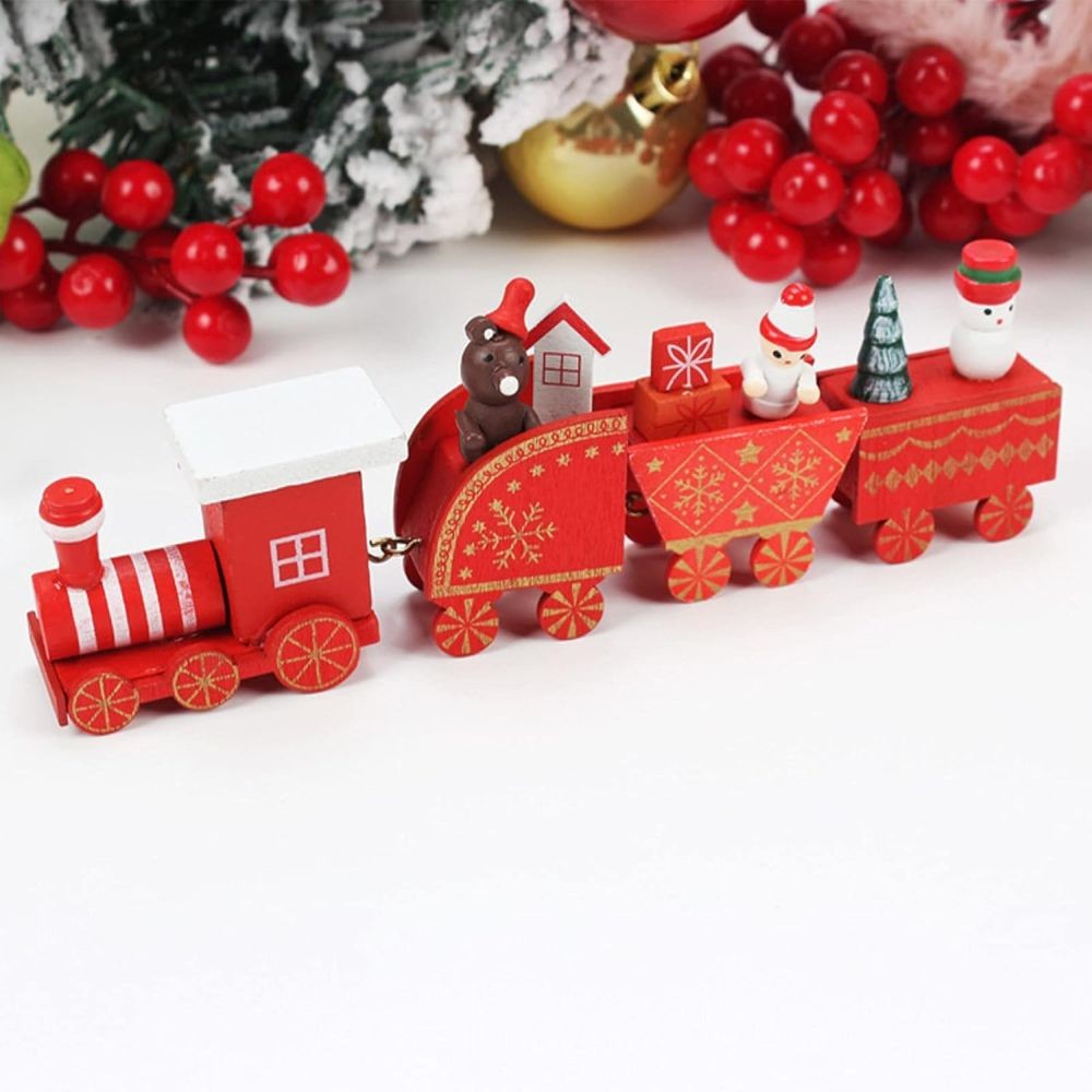 Weihnachtszug Deko 2024 Nostalgie Xmas Figur Geschenk DE.