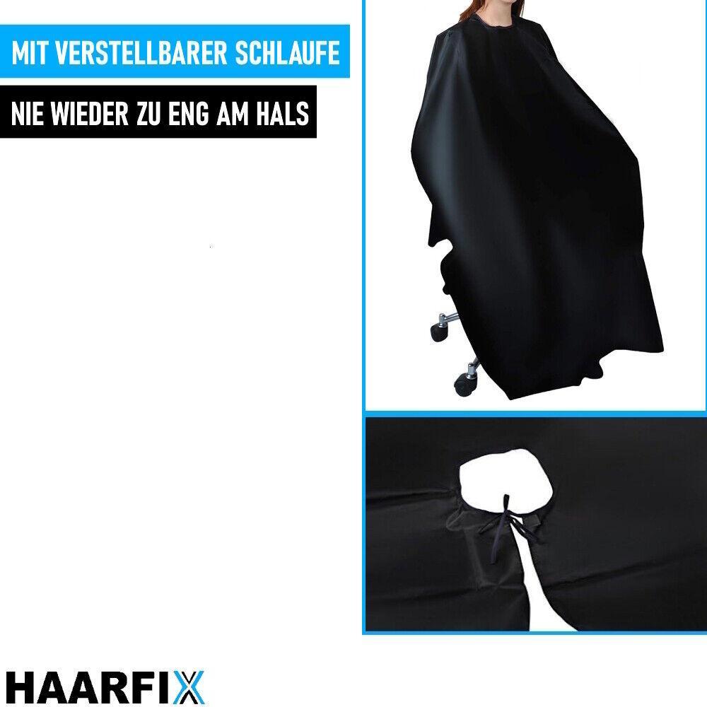 HAARFIX Friseurumhang Haarschneideumhang Frisörumhang Frisierumhang Friseur Cape