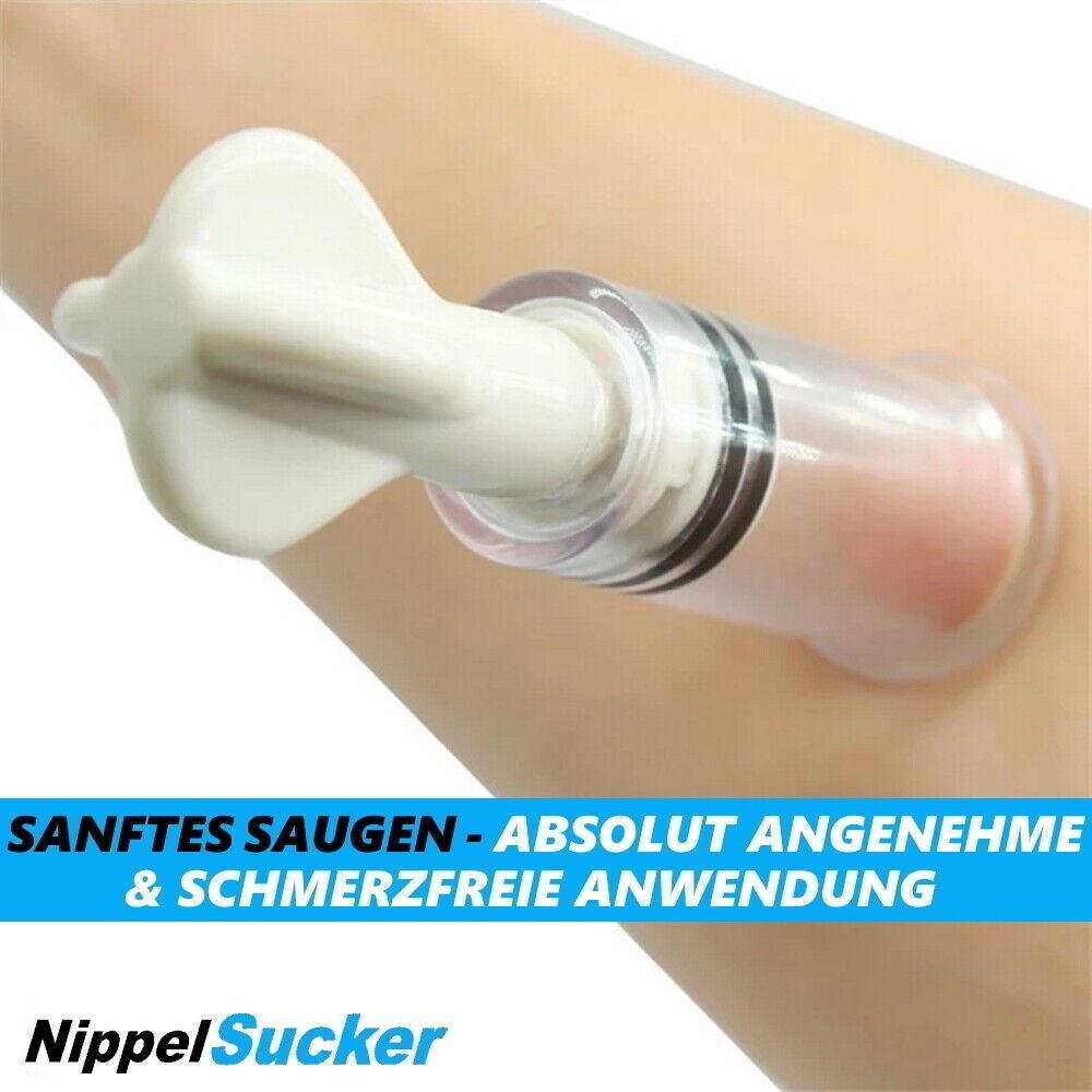 NippelSucker Nippel Sauger Sucker Brustpumpe Brustwarzensauger Stillhilfe 2erSet