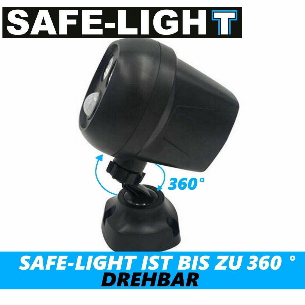 SAFE-LIGHT Sicherheitslicht Safe Light Klemmlicht Multifunktionslicht Flutlicht