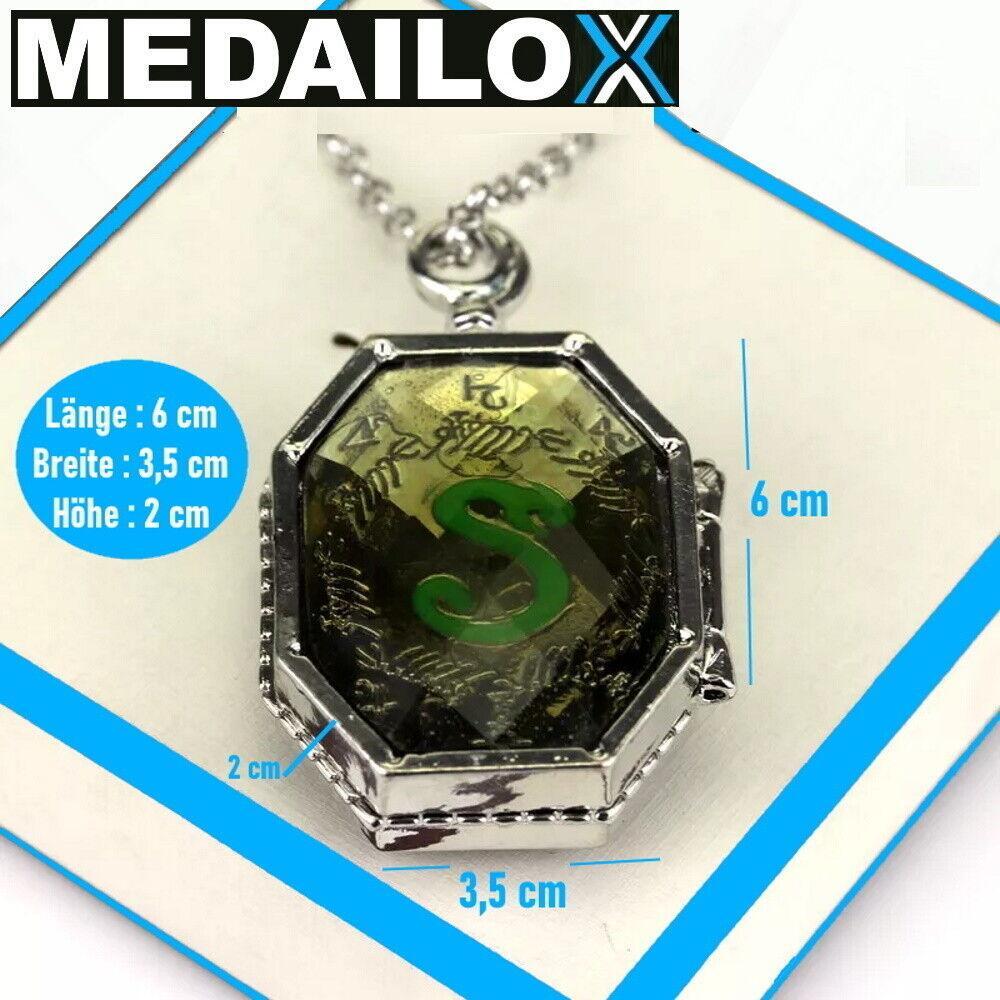 MEDAILOX Schlangen Halskette Medaillon Schlangenkette Fanartikel Merchandise
