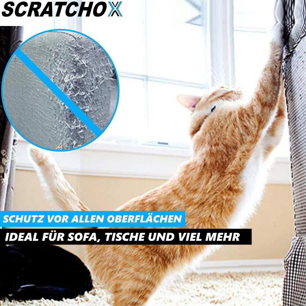 SCRATCHOX Kratzschutz Kratzschutzfolie Sofa Tür Wand Selbstklebend Katze
