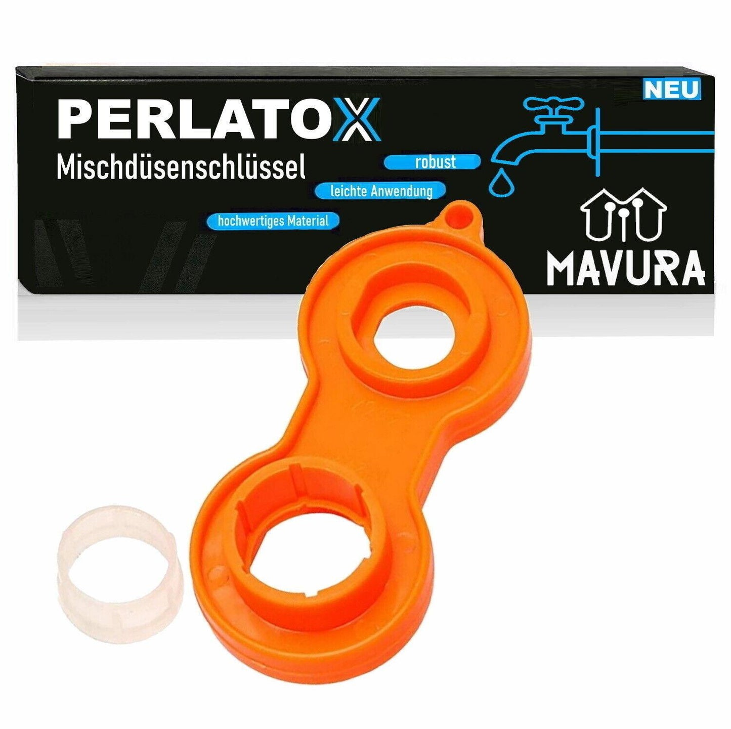 PERLATOX Perlator Schlüssel Mischdüsenschlüssel Strahlregler Universal Schlüssel