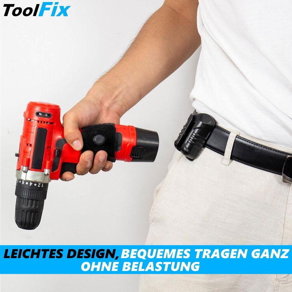 ToolFix Profi Gürteltasche Holster Akkuschrauber Bohrer Werkzeuggürtel Tasche