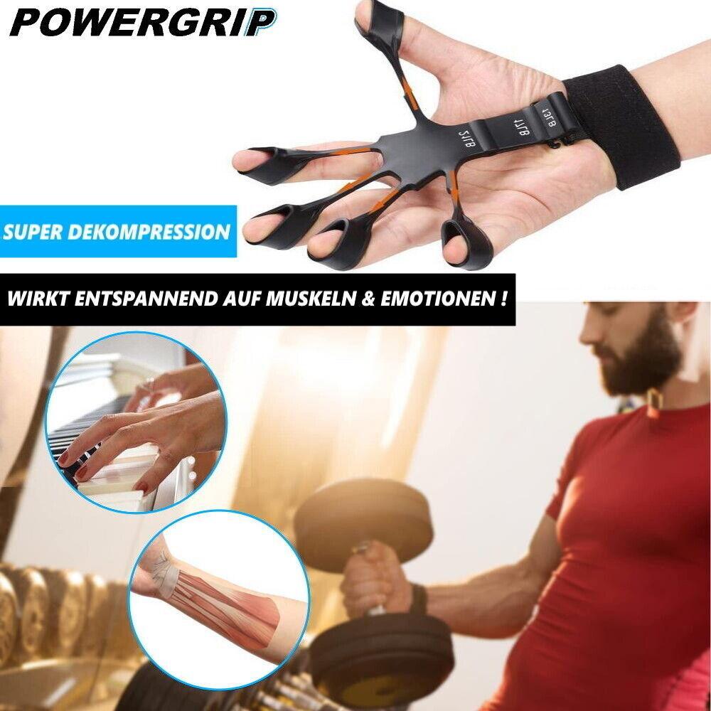 POWERGRIP Handtrainer Kraftgreifer Fingertrainer Unterarmtrainer verstellbar