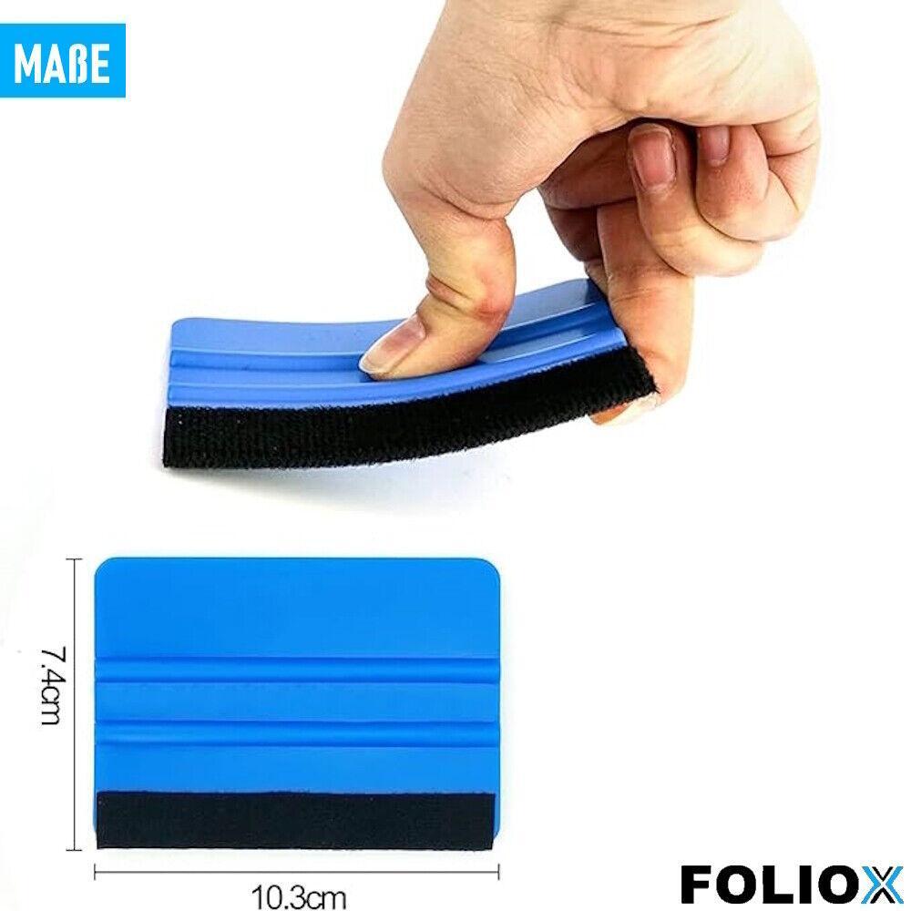 FOLIOX Folienrakel Auto Folien Rakel Werkzeug Filzkante Filzrakel Verkleberakel