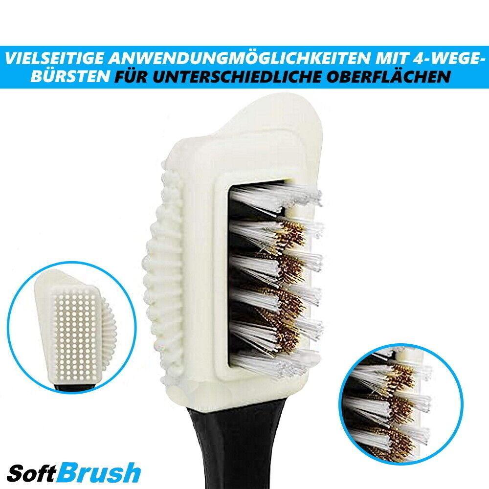 SOFTBRUSH Schuhbürste Glanzbürste Schmutzbürste Raulederbürste für Schuhe, Leder