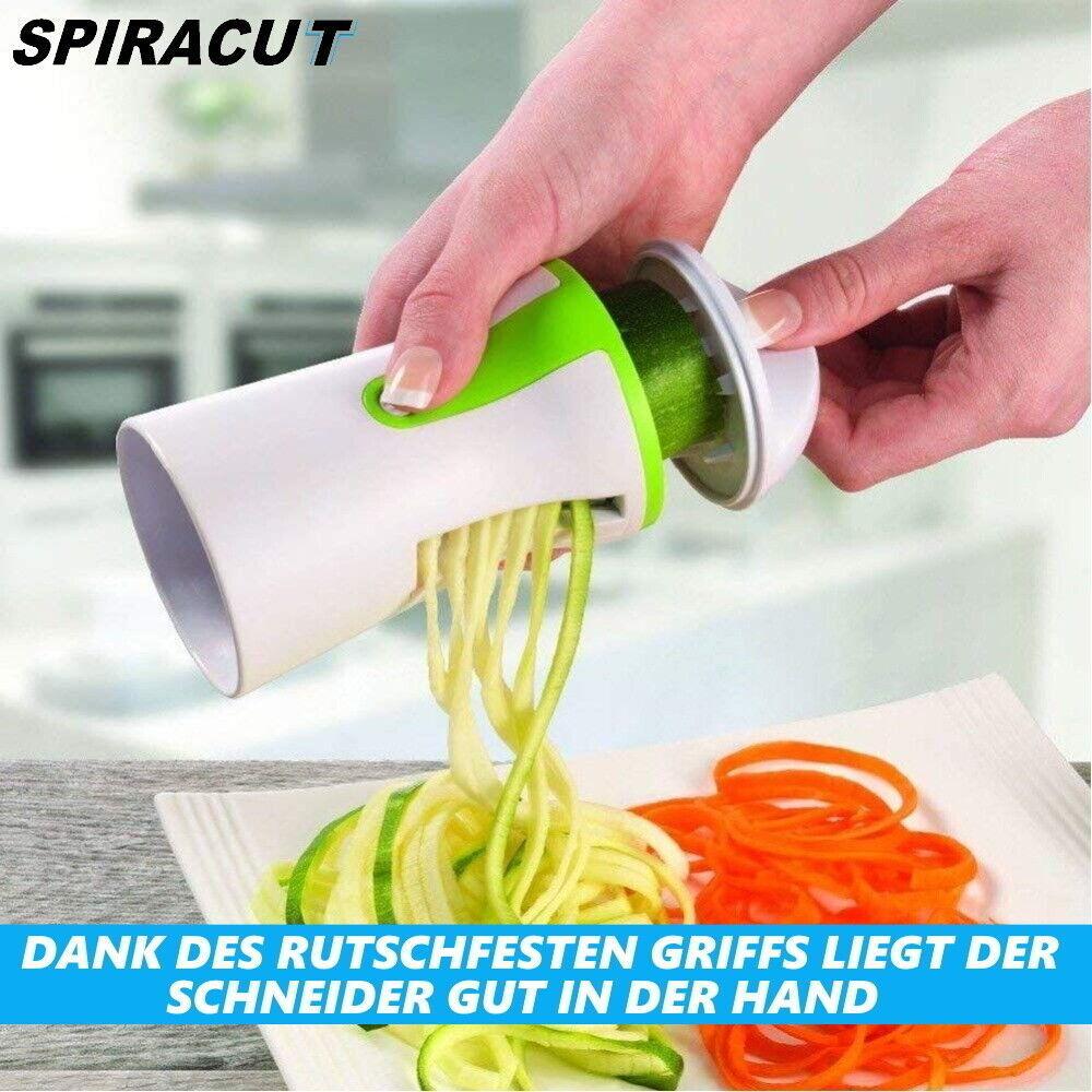 SPIRACUT Julienne Spiralschneider Gemüseschneider Gemüsehobel Zoodle Gemüsehobel