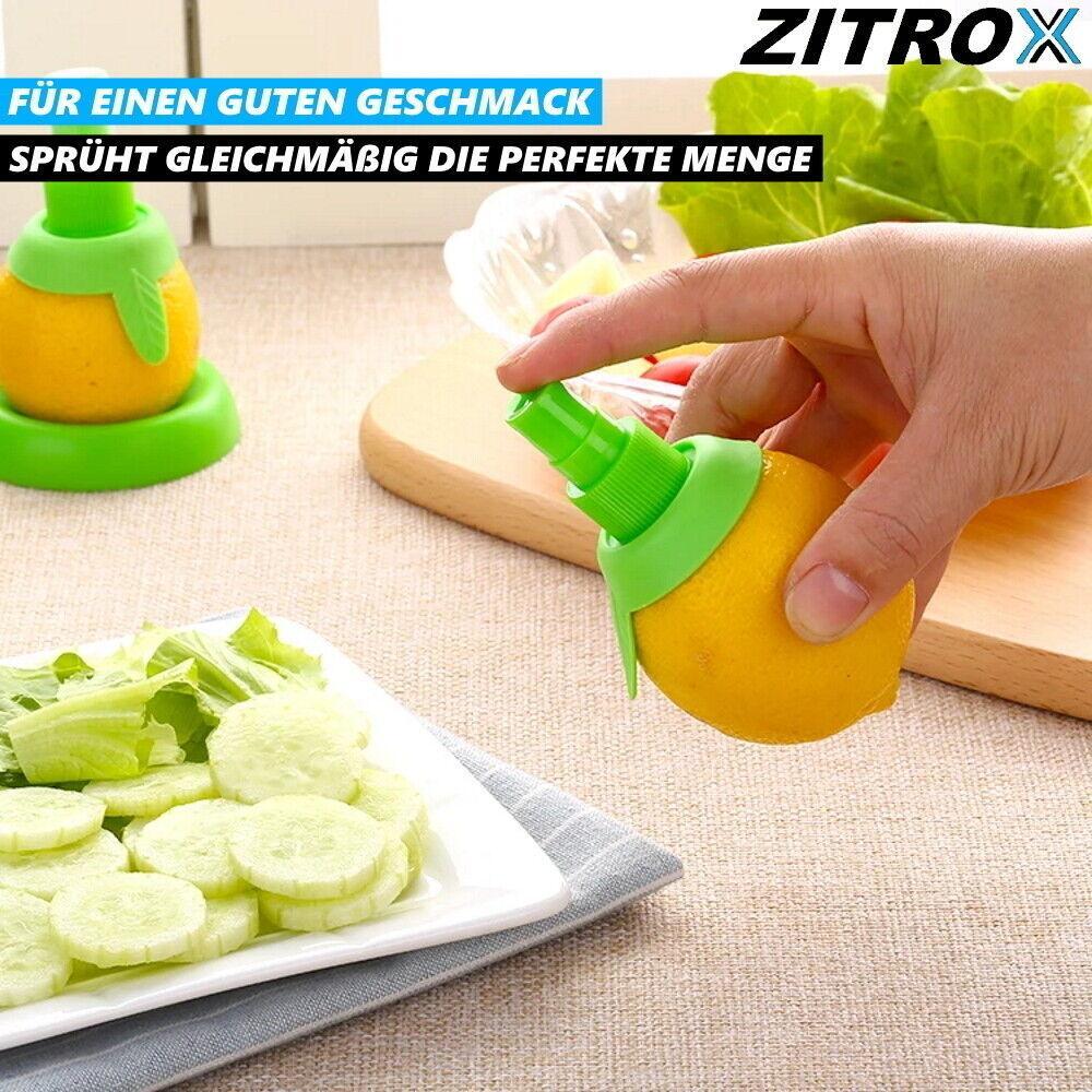 ZITROX Zitronensprüher Entsafter Zitronenpresse Zitruspresse Saft [2Stk]