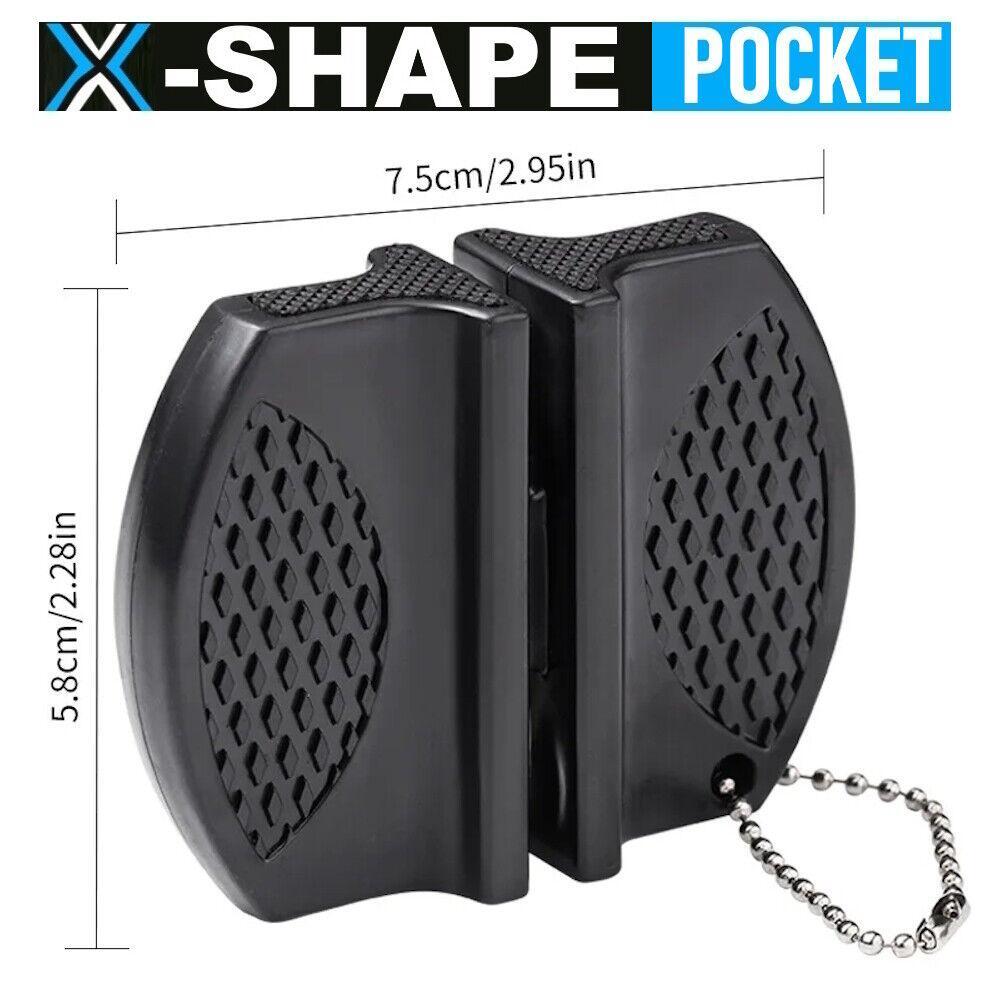 X-SHAPE POCKET Profi Messerschärfer Messerschleifgerät Messer Schärfen Sharper