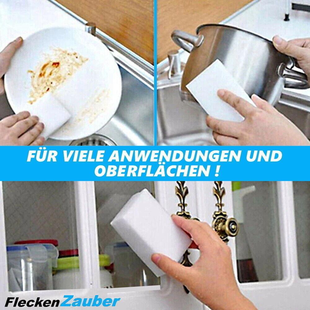FleckenZauber Schmutzradierer Radierschwamm Wunderschwamm Reinigungsschwamm 10er