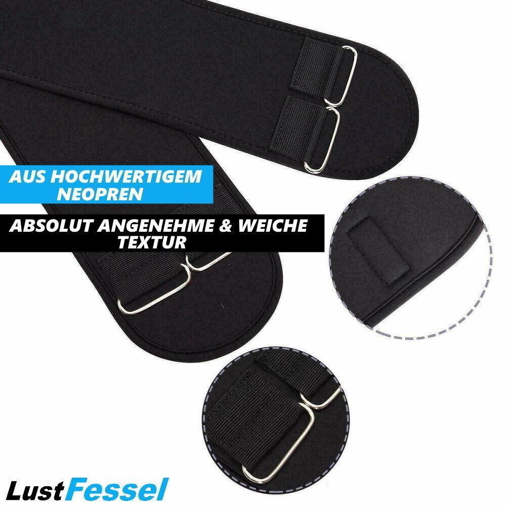 LustFessel Bondage BDSM Fußfessel Armfessel Set Fesseln Fesselset Erotik