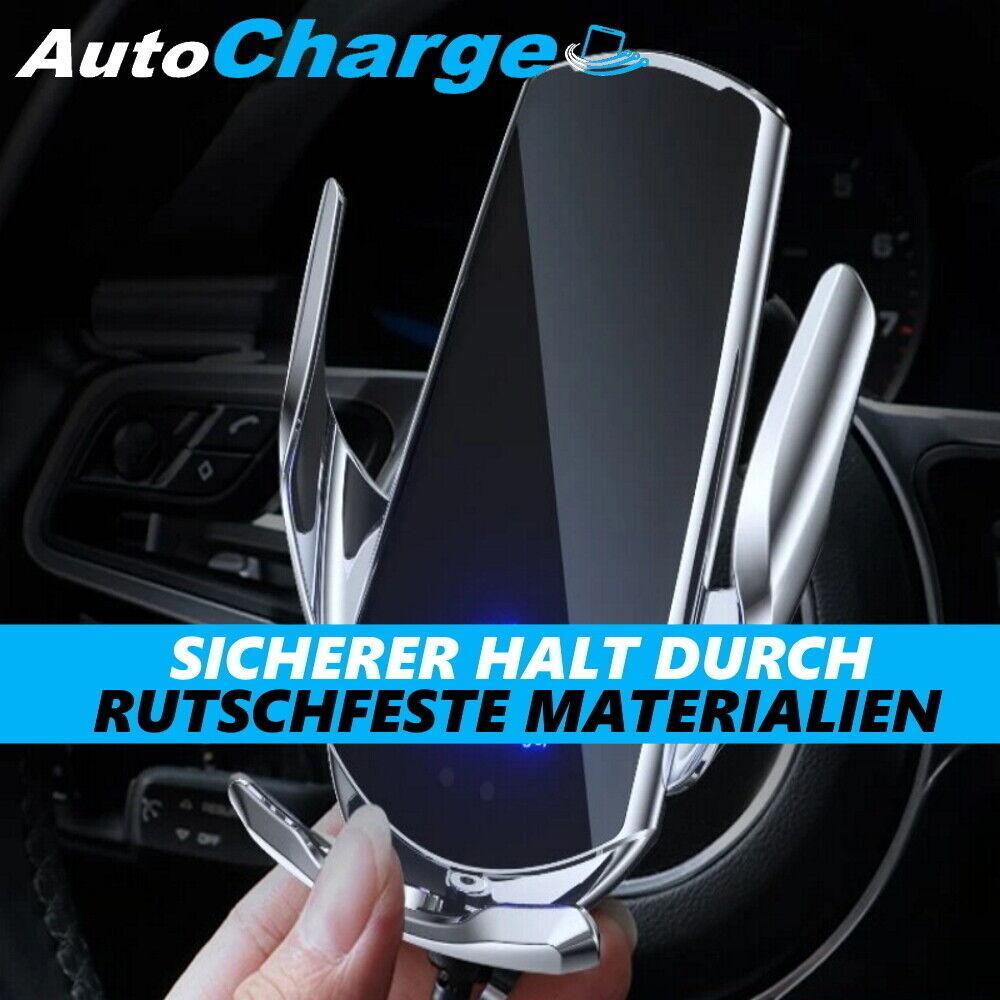 AutoCharge Qi Auto Wireless Charger Handyhalterung KFZ Kabelloses Ladegerät