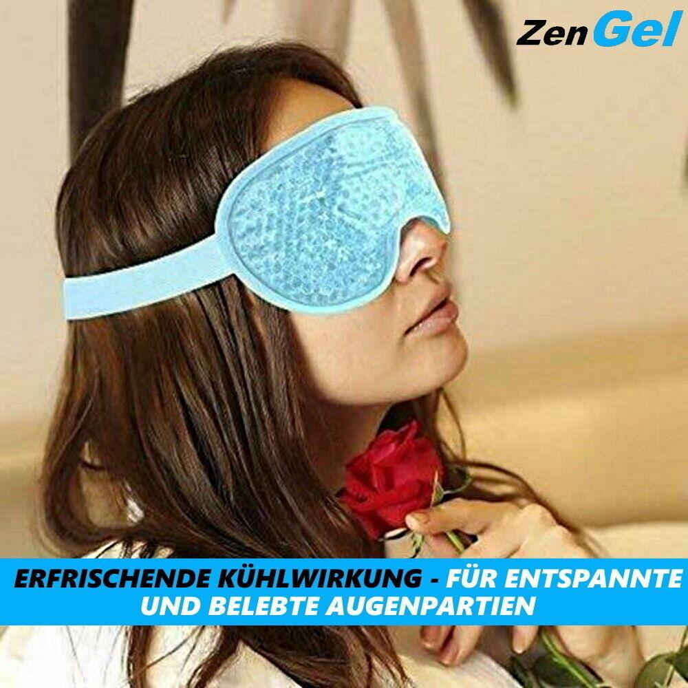 ZenGel Wiederverwendbare Augenmaske Gel Schlafmaske Kühl kissen kühlende Maske