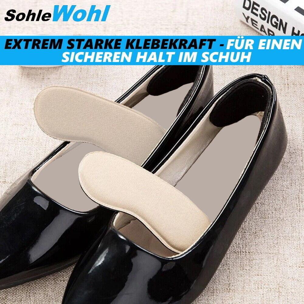 SohleWohl Premium Fersenpolster Fersenkissen Fersenschutz Fersenhalter [6 Paare]