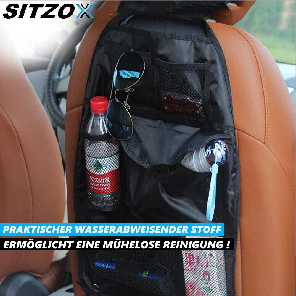 SITZOX Auto Rücksitz Autositz Car Organizer Tasche Autotasche Rücksitztasche 2er