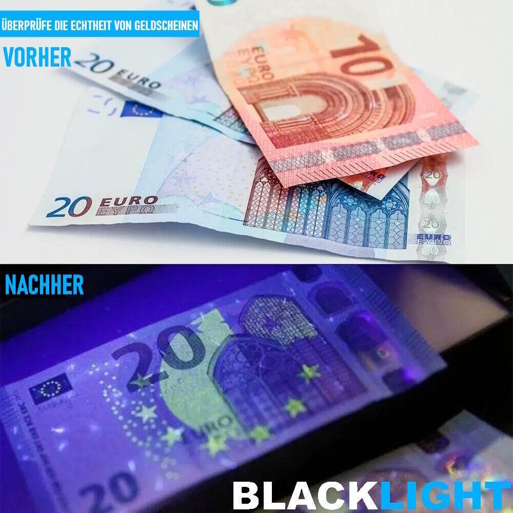 BLACKLIGHT Schwarzlicht Taschenlampe UV Schwarzlichttaschenlampe Ultraviolett