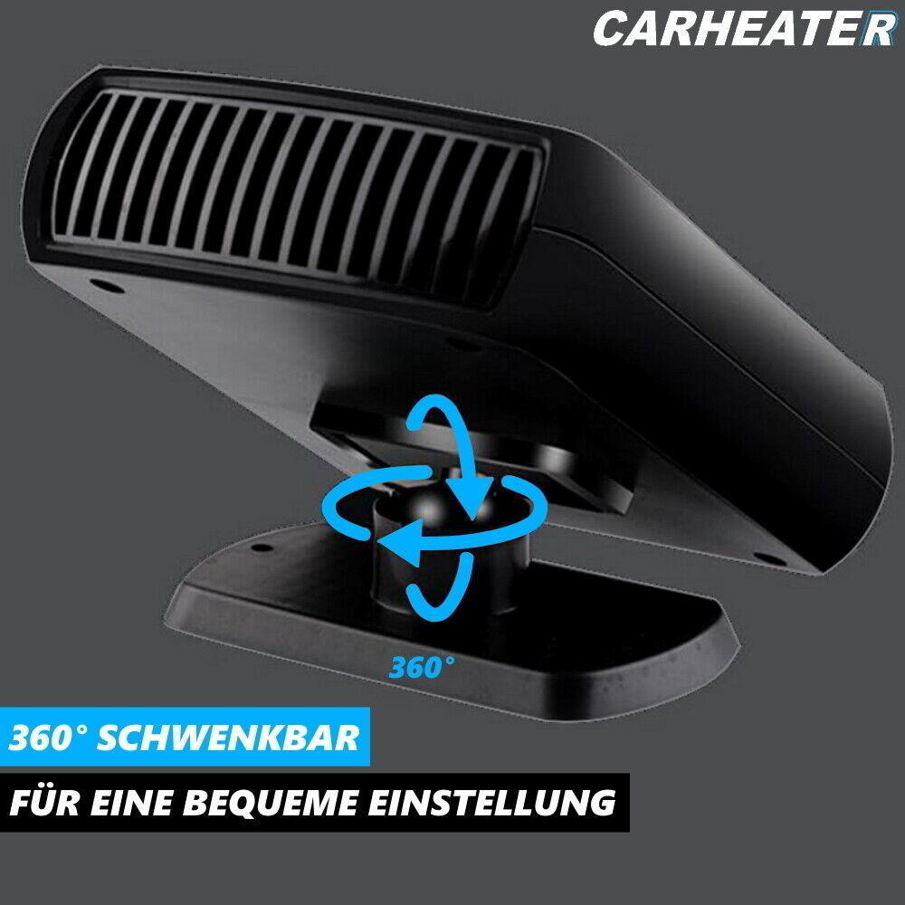 CARHEATER Heizlüfter Autoheizung Zusatzheizung 12V Defroster Scheibenenteiser
