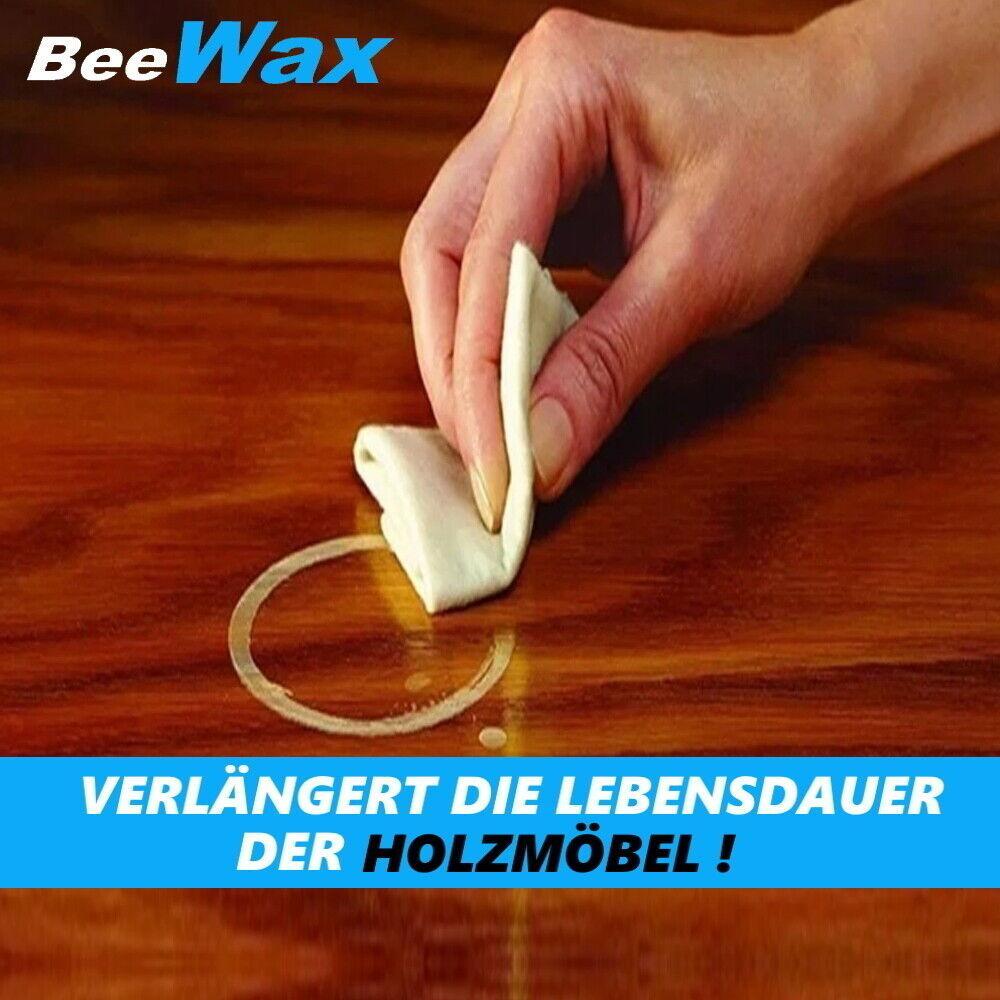 BeeWax Original natürliches Bienenwachs Möbelpflege Politur Möbelwax Holzpflege