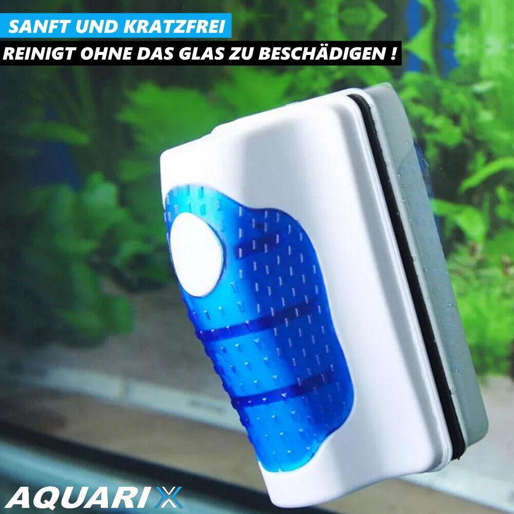 AQUARIX Scheibenreiniger Aquarium Algenmagnet Magnetreiniger schwimmend