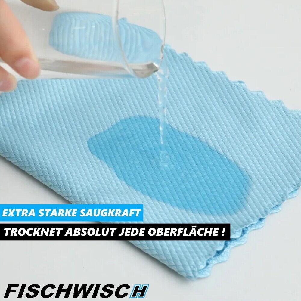 FISCHWISCH Fischschuppen Tuch Haushaltstuch Tücher Putztuch Putzlappen