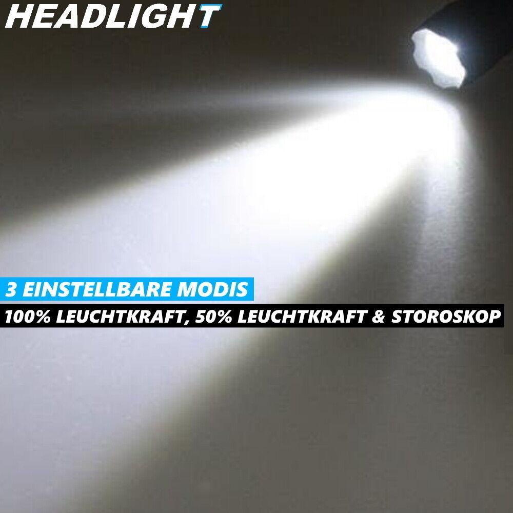 HEADLIGHT Kopflampe Stirnlampe LED Kopfleuchte Batterie Sport Joggen Lampe 5W