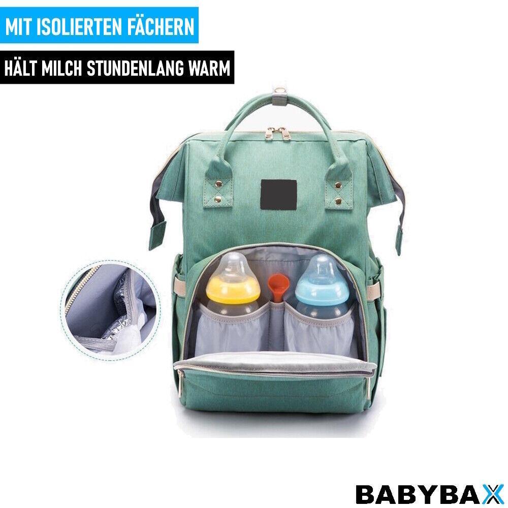 BABYBAX Wickeltasche Babytasche Wickelrucksack Baby Windelrucksack Mamatasche