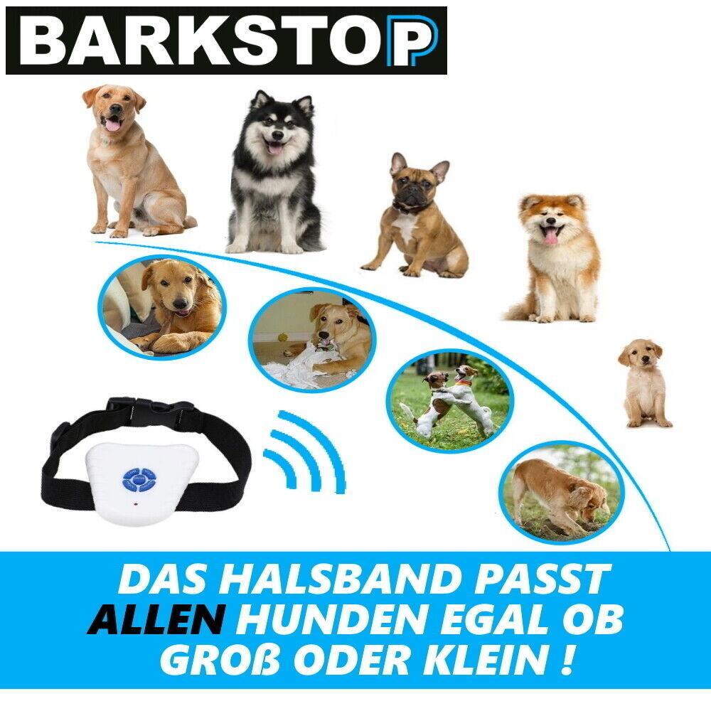 BARKSTOP Hunde Erziehungshalsband Anti Bellen Erziehung Ultraschall Halsband