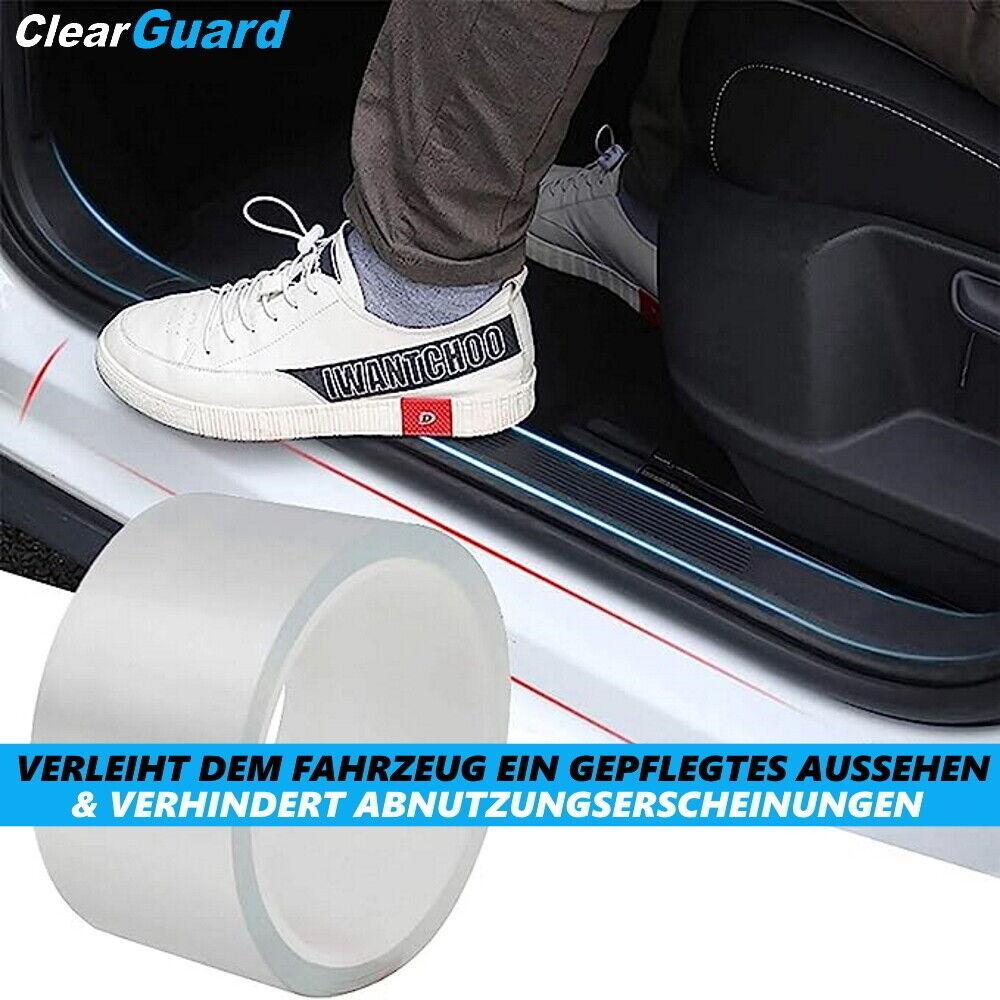 CLEARGUARD Lackschutzfolie Einstiegsleisten Ladekante Schutzfolie Transparent 5m