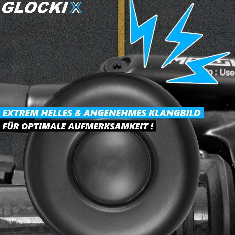 GLOCKIX Fahrrad Klingel Glocke Fahrradklingel Fahrrad Mountainbike Rad Kinder