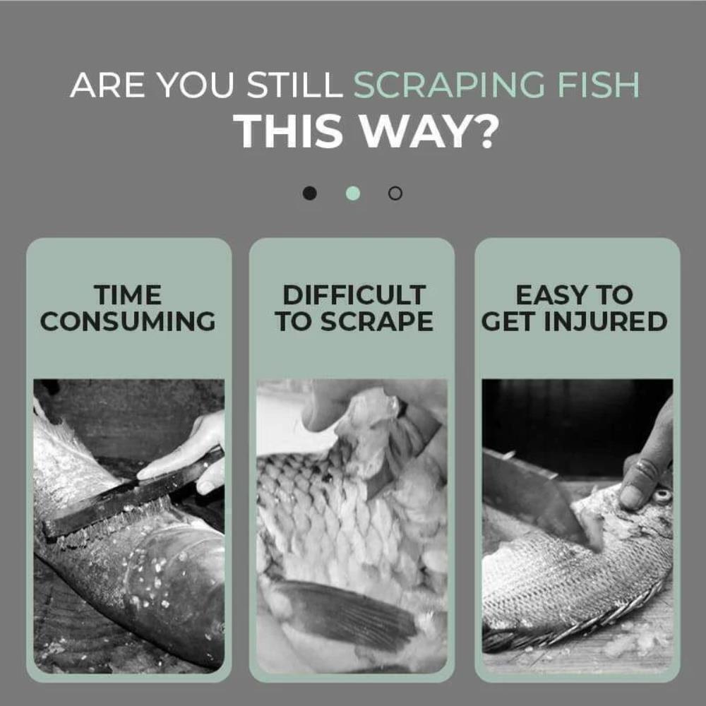FISHY Fischschuppenschaber Fischschuppenentferner Fischentschupper Fischschuppen