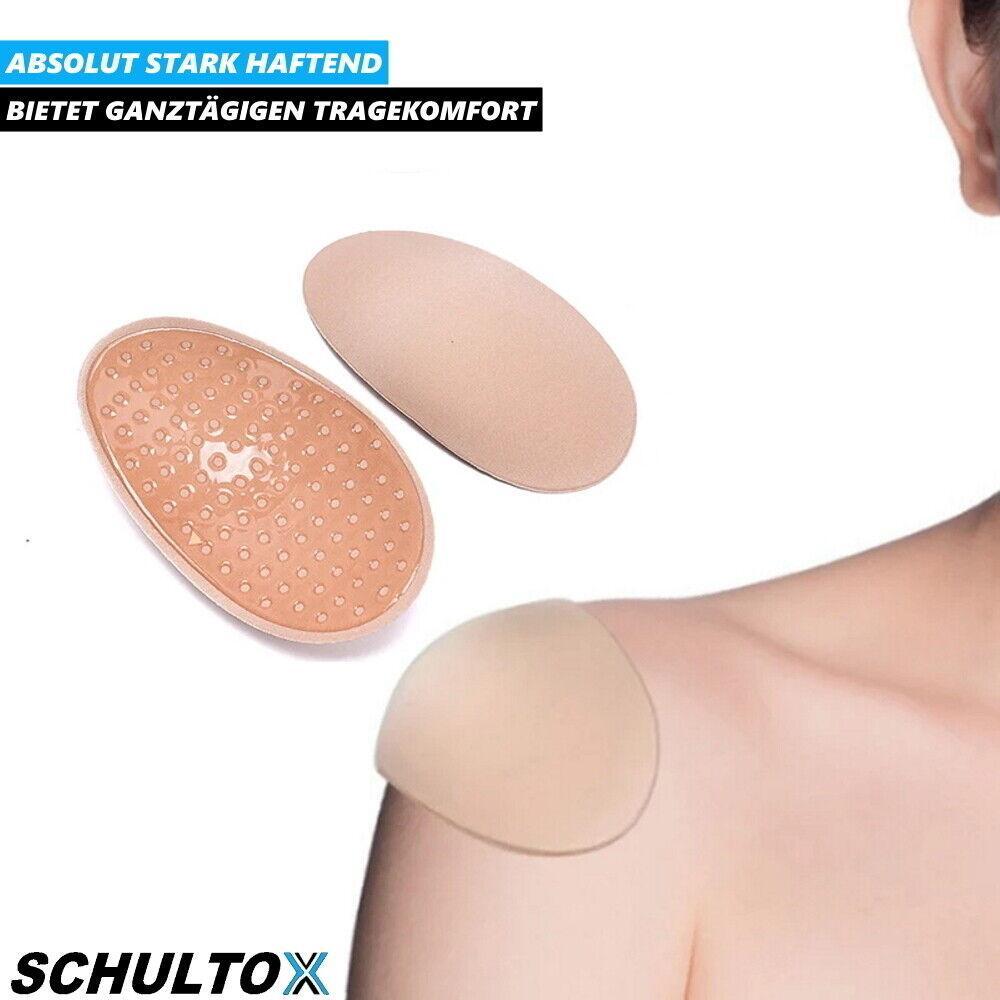 SCHULTOX Schulterpolster Set selbsthaftend selbstklebend Silikon rutschfest