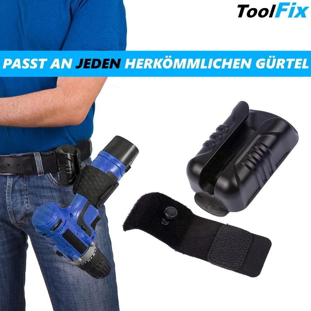 ToolFix Profi Gürteltasche Holster Akkuschrauber Bohrer Werkzeuggürtel Tasche
