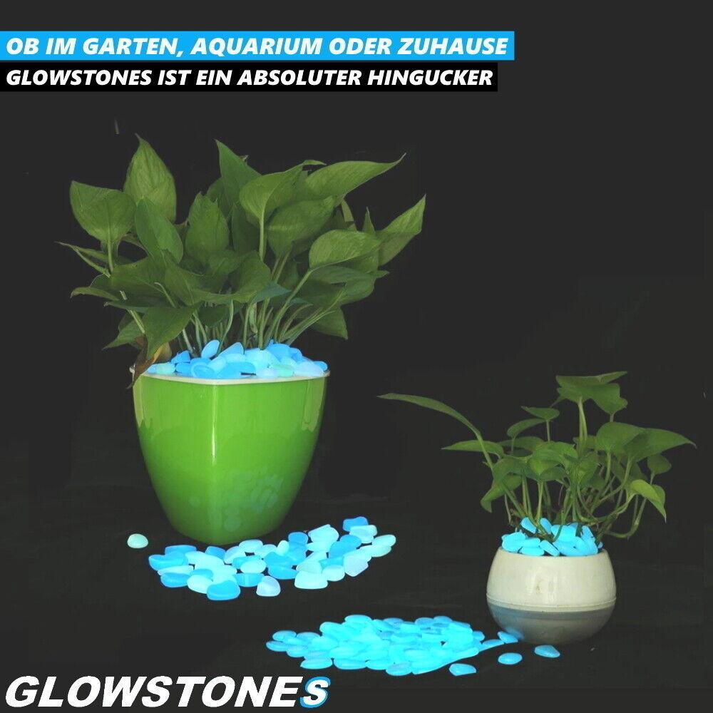 GLOWSTONES Magische Leuchtsteine Leuchtkiesel Fluoreszierende Steine