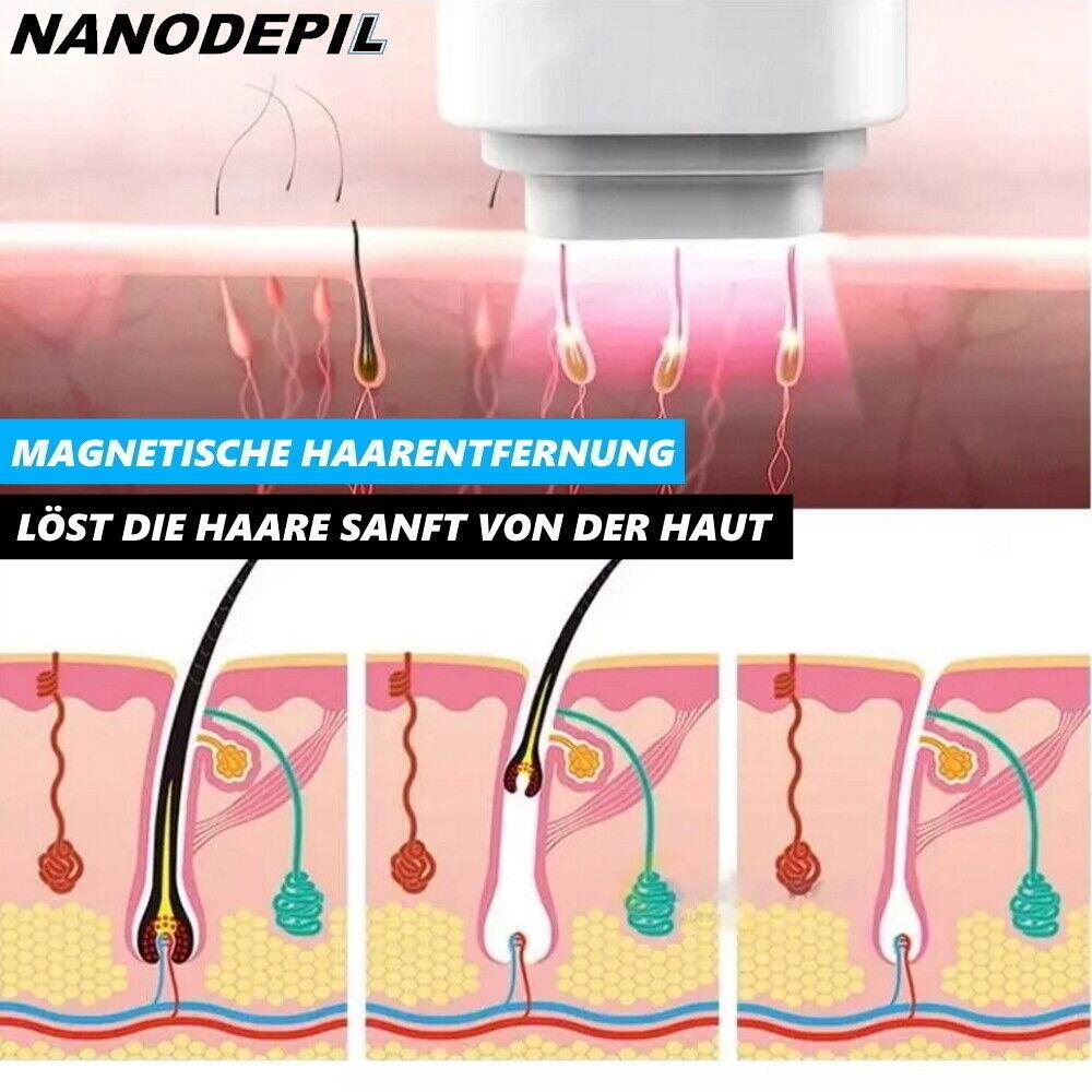 NANODEPIL Nano Epilierer Haarentferner Gesichtsepilierer Mini Rasierer Epilator