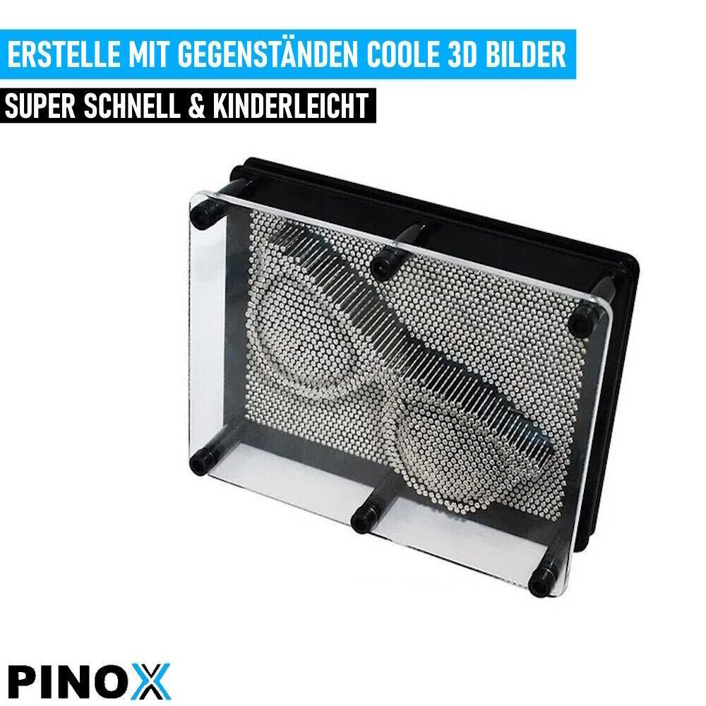 PINOX Pinart 3D Nagelbild Pinpression Nagelbrett Metall Retrospiel Deko
