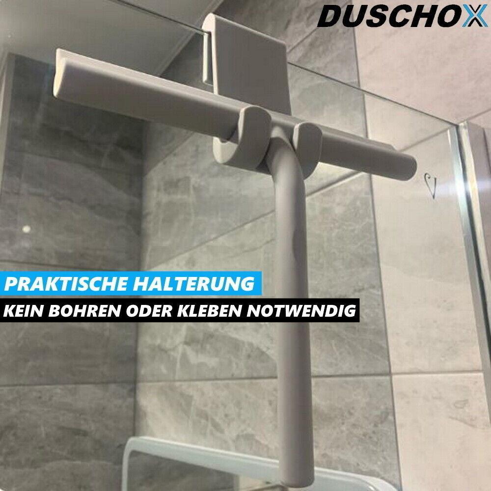 DUSCHOX Duschabzieher Set Fensterabzieher Duschwischer Glasabzieher Abzieher