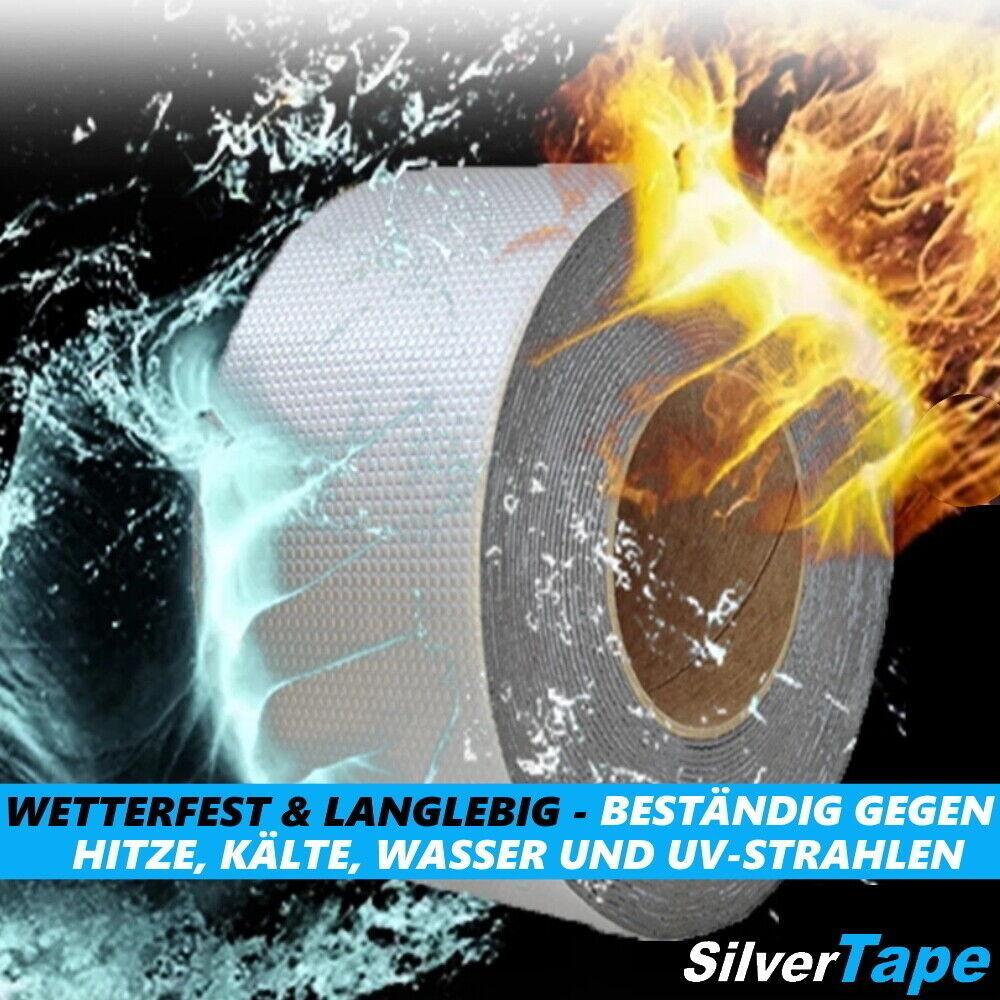 SilverTape Aluminium Tape Alu Klebeband Isolierung hitzebeständig wasserdicht 5m