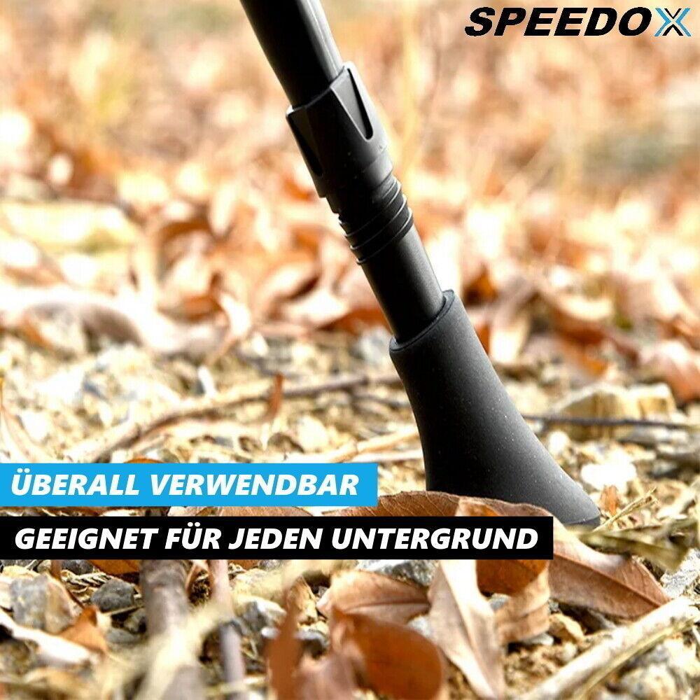 SPEEDOX Wanderstöcke Speed Aufsätze [14Stk] Nordic Walking Gummipuffer Trekking