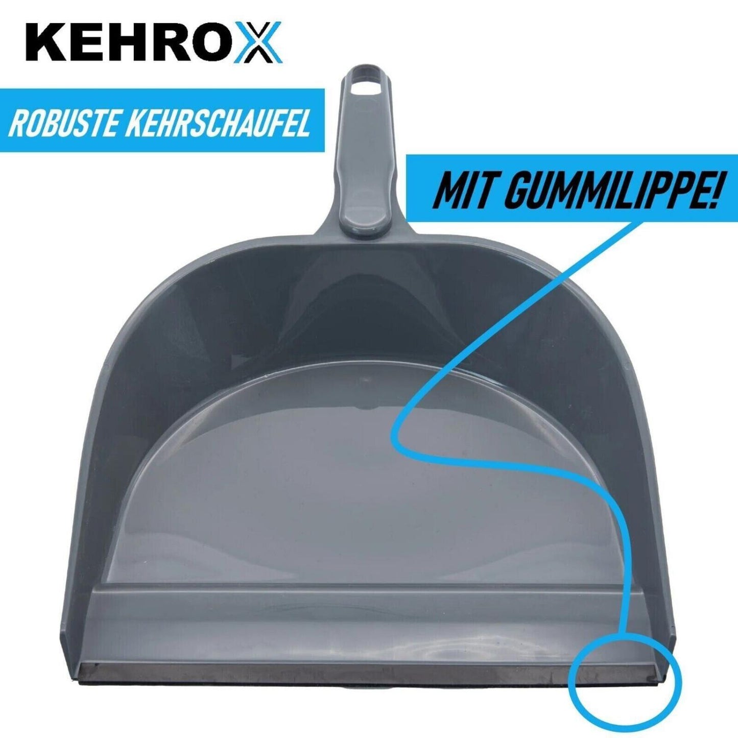 KEHROX Kehrgarnitur Kehrschaufel Handfeger Handbesen Kehrset Handkehrset 2er Set