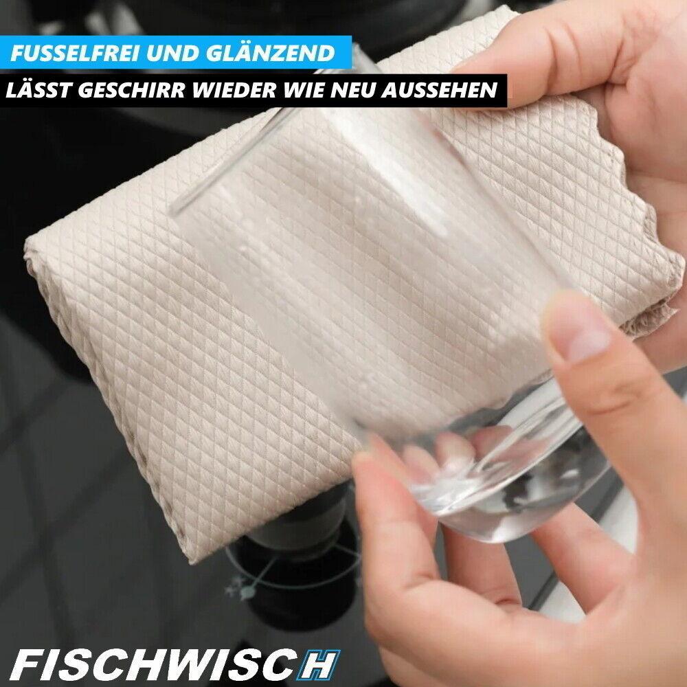 FISCHWISCH Fischschuppen Tuch Haushaltstuch Tücher Putztuch Putzlappen