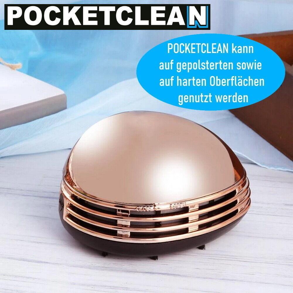 POCKETCLEAN Tischsauger Tischstaubsauger Handsauger Staubsauger Handstaubsauger