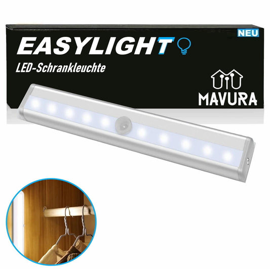 EASYLIGHT Schranklampe Unterbauleuchte Nachtlicht mit Bewegungsmelder Sensor