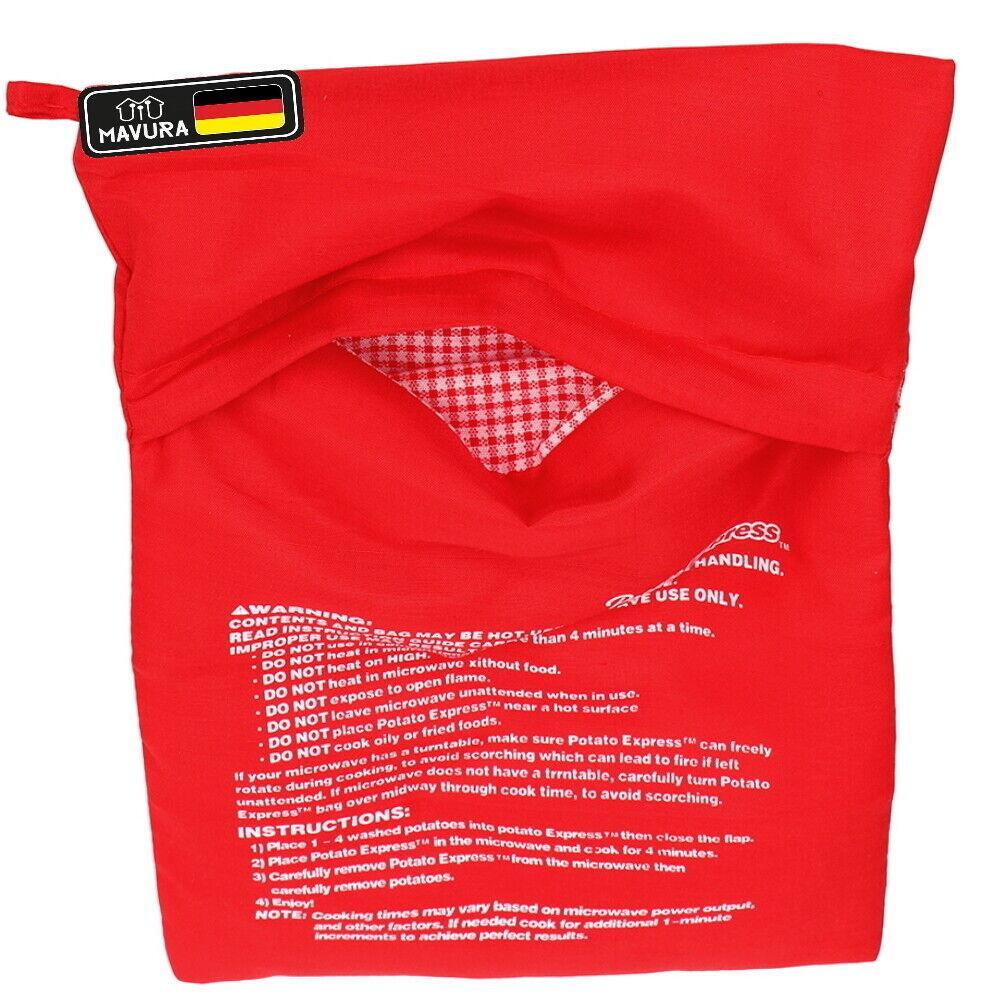 POTATOX Mikrowellen Kartoffelsack Kartoffelbeutel Kartoffeltasche Kartoffelgarer
