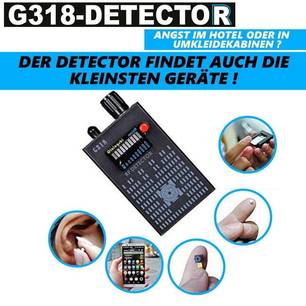 G318-DETECTOR Super Tracker GPS Wanzen Detektor Wanzenfinder Handy Cam Wifi Funk