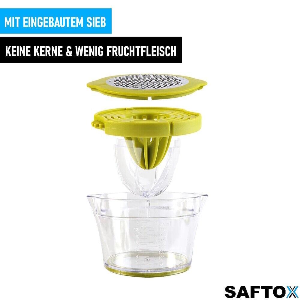 SAFTOX Orangenpresse Saftpresse Zitronenpresse Zitruspresse Handpresse Entsafter