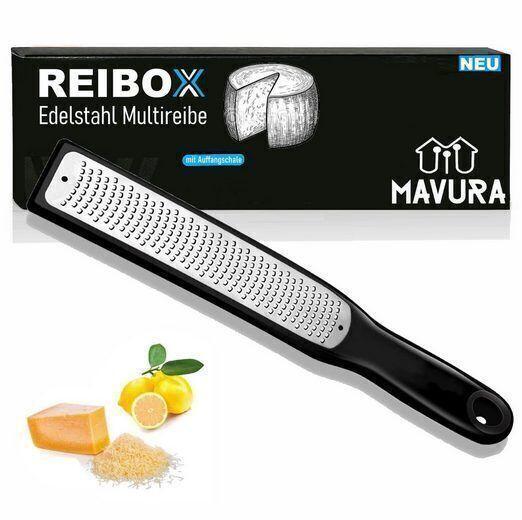 REIBOX Käse Reibe Zester Parmesan Hobel Schokoladen Zitronen Muskatnuss Raspel
