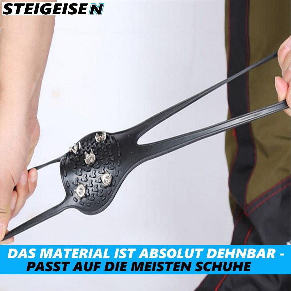STEIGEISEN Anti-Rutsch Schuh Spikes Eiskrallen Schuhkrallen Gleitschutz 1paar
