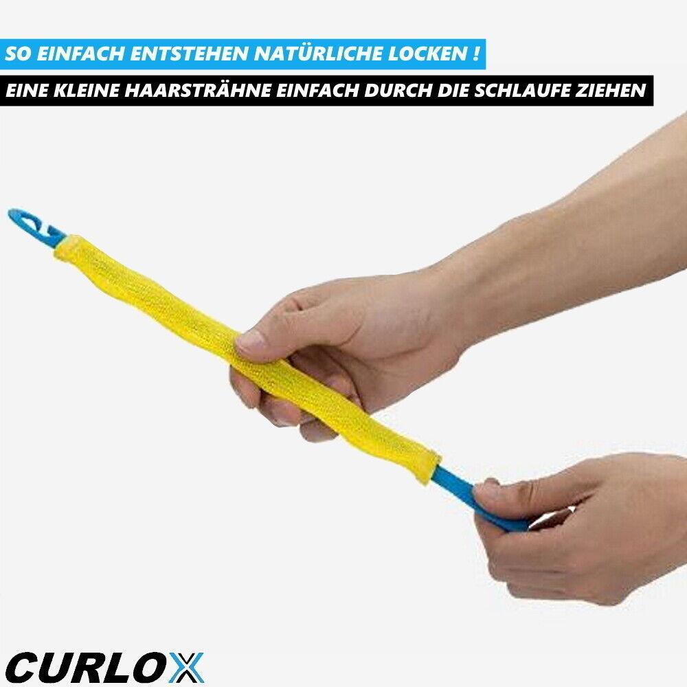 CURLOX Spirallocken Lockenwickler Set Spiral Locken Hair Curler Rollen